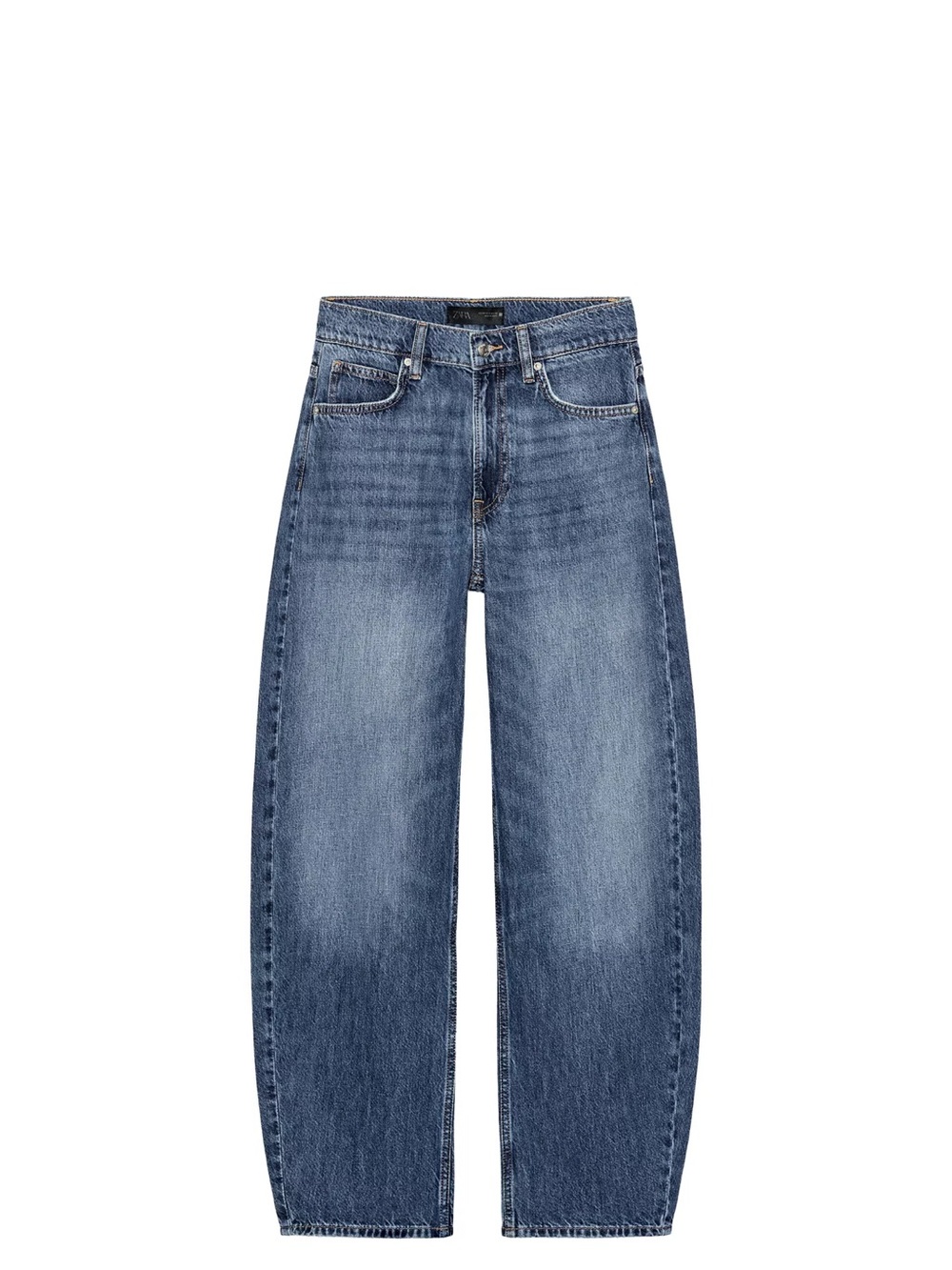 Zara Relaxed barrel-Leg Jeans